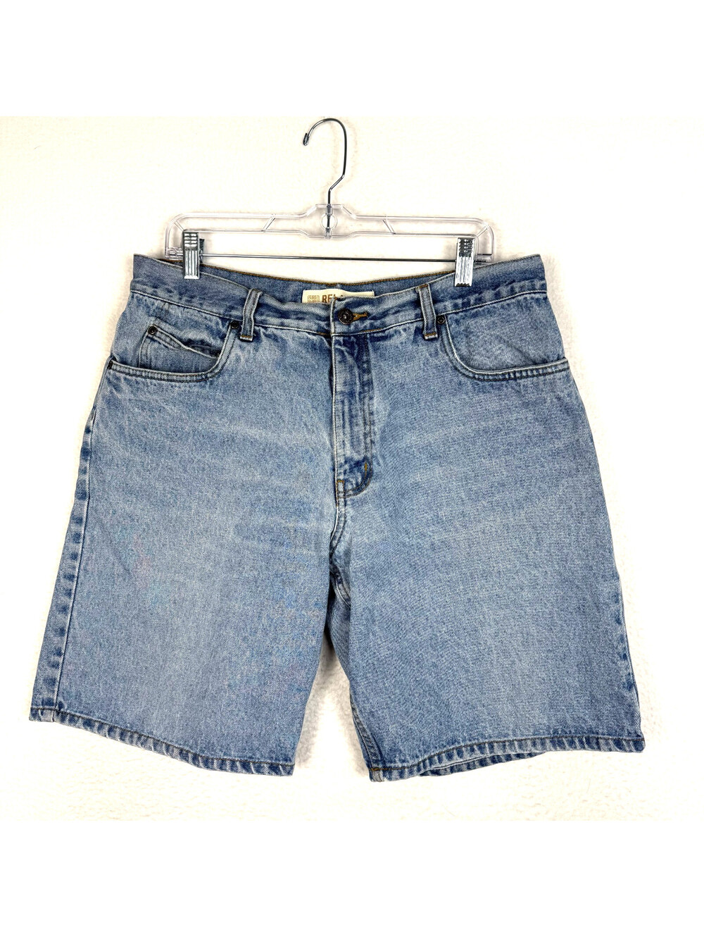 Vintage Y2K Wrangler Relaxed Baggy Loose Denim Shorts Jorts Fits 34 9" Inseam